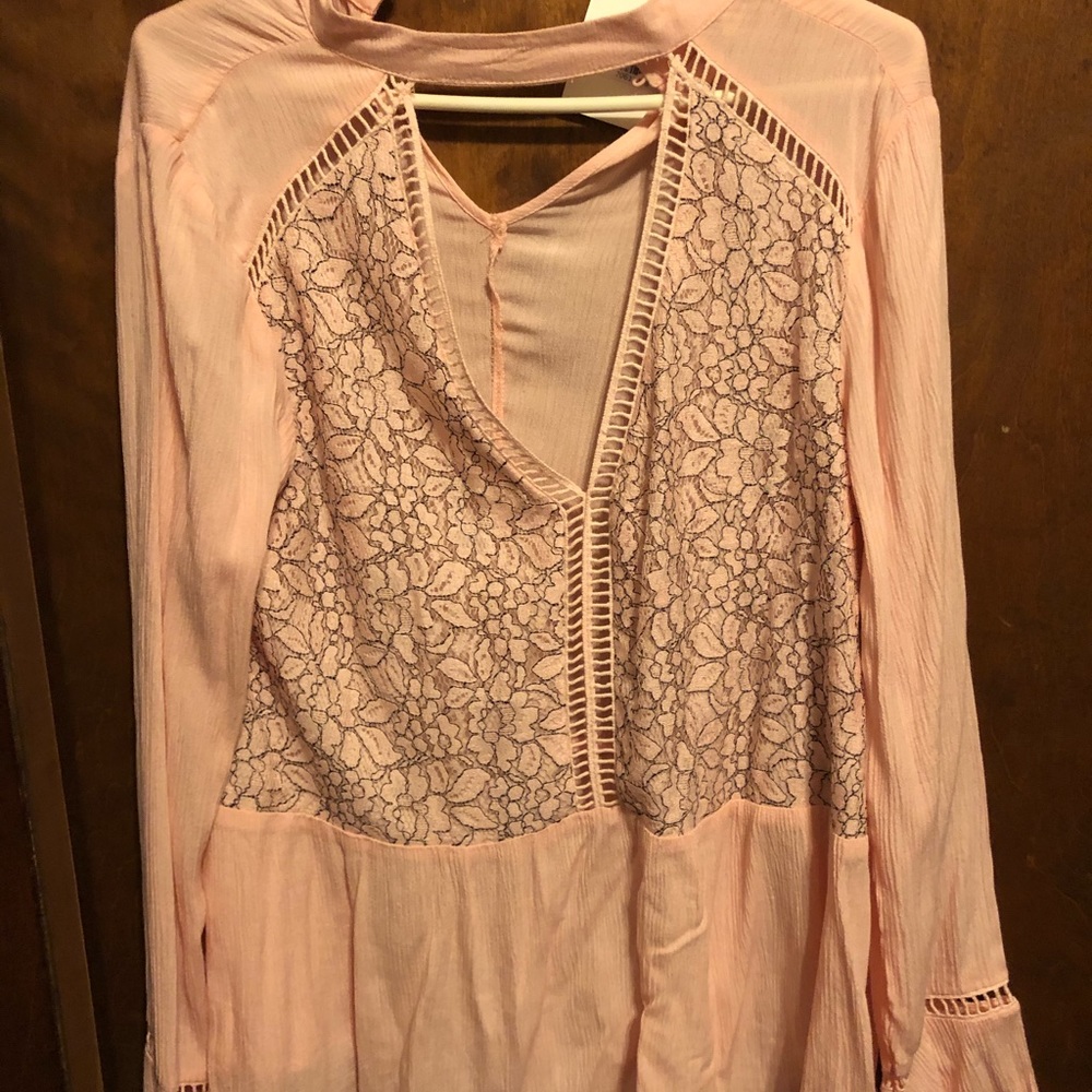 Onetheland L/S Pink top Size Large